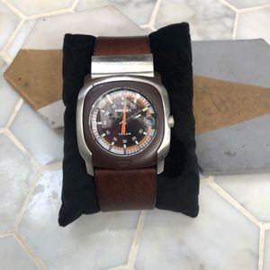 Diesel leather band watch